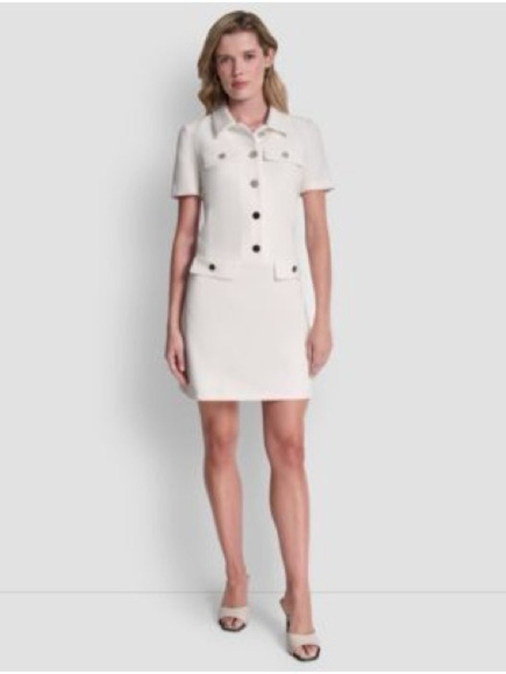 DKNY Ivory Shift Dress